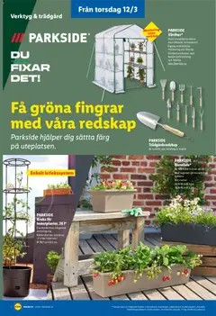Lidl erbjudanden Mittgången - Förhandsvisning av reklamblad från butik Lidl aktuell från 12.03.2026 | Sida: 2 | Produkter: Kruka