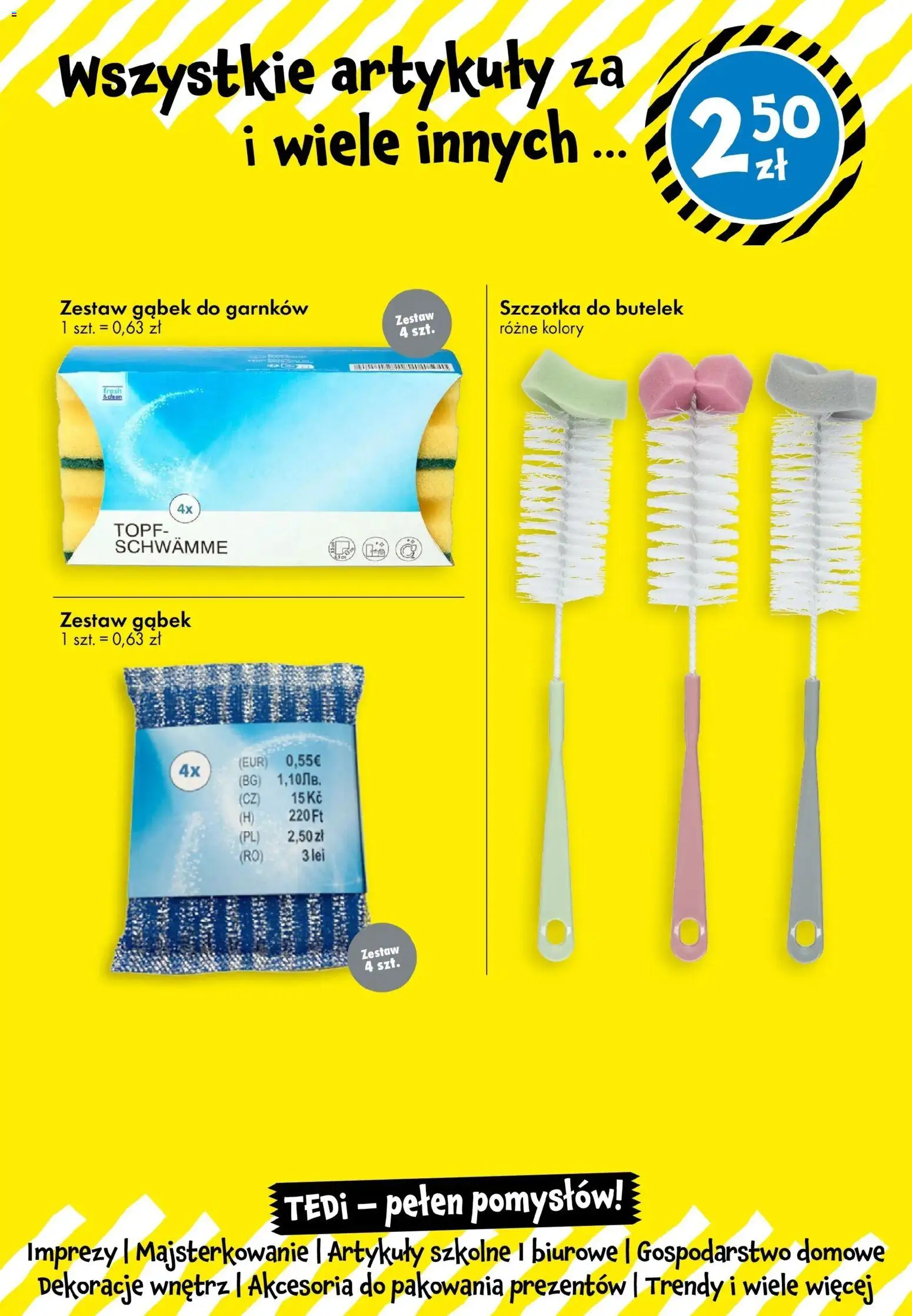 TEDi Gazetka - Namysłów  od 12.11.2025 | Strona: 14 | Produkty: Szczotka, Artykuły szkolne