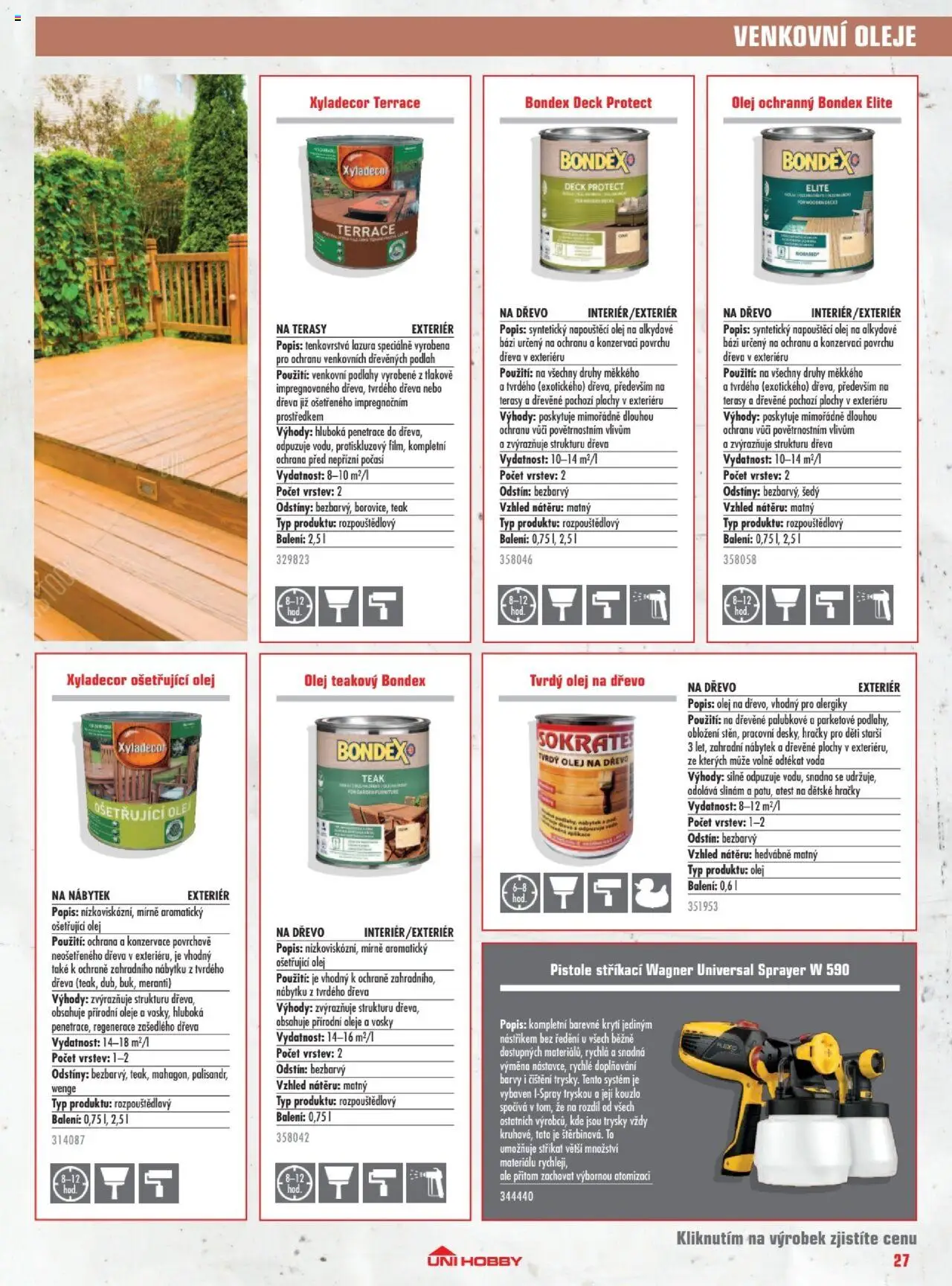 Uni Hobby katalog - Barvy 2025 od 23.05.2025 | Strana: 27 | Produkty: Olej, Hračky, Nábytek, Vosky
