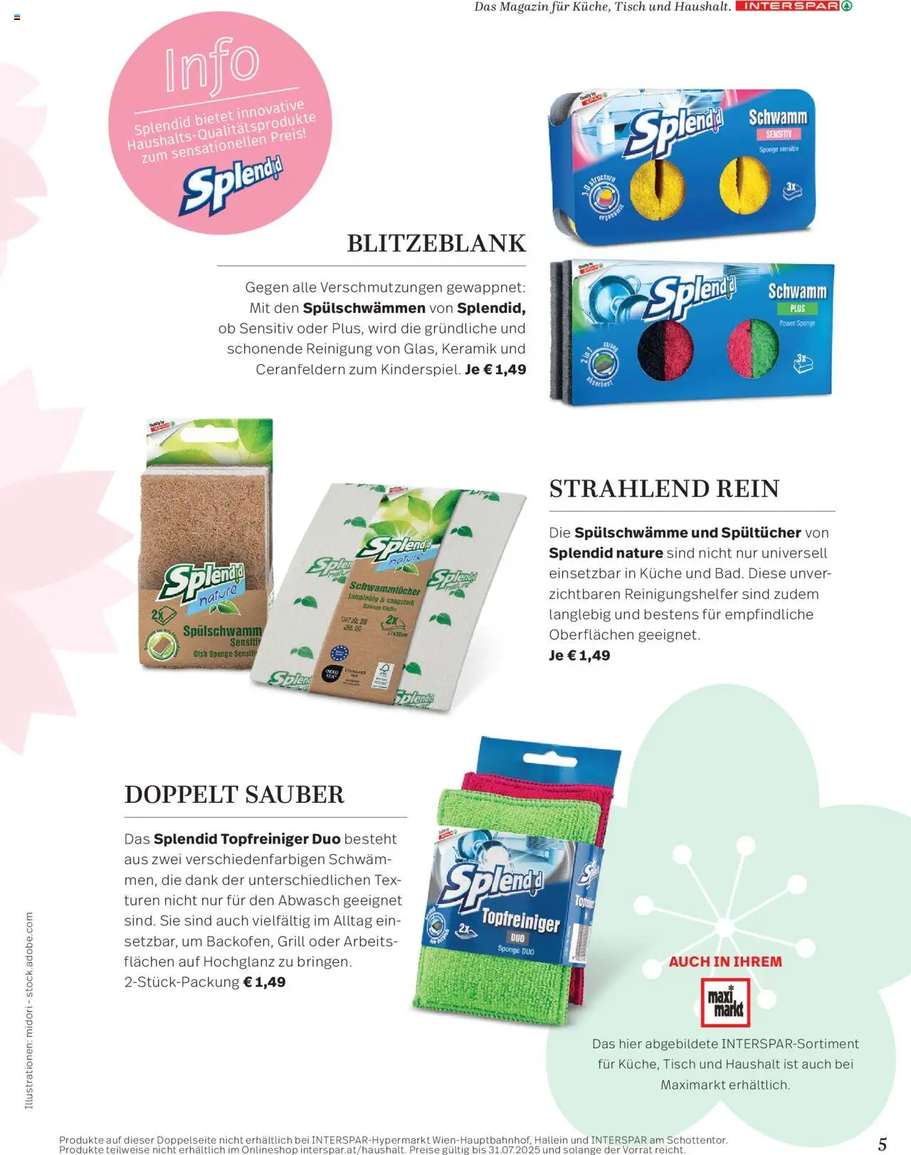 Interspar Mein Zuhause Magazin Frühling 2025 gültig ab 28.04.2025 | Seite: 5 | Produkte: Grill, Tisch