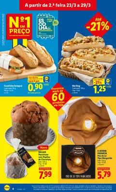 Pré-visualização DELUXE Panettone com Pepitas de Chocolate, Emb. 500 g válido de 23.03.2026 | Página: 6 | Produtos: Padaria, Base, Pão, Chocolate