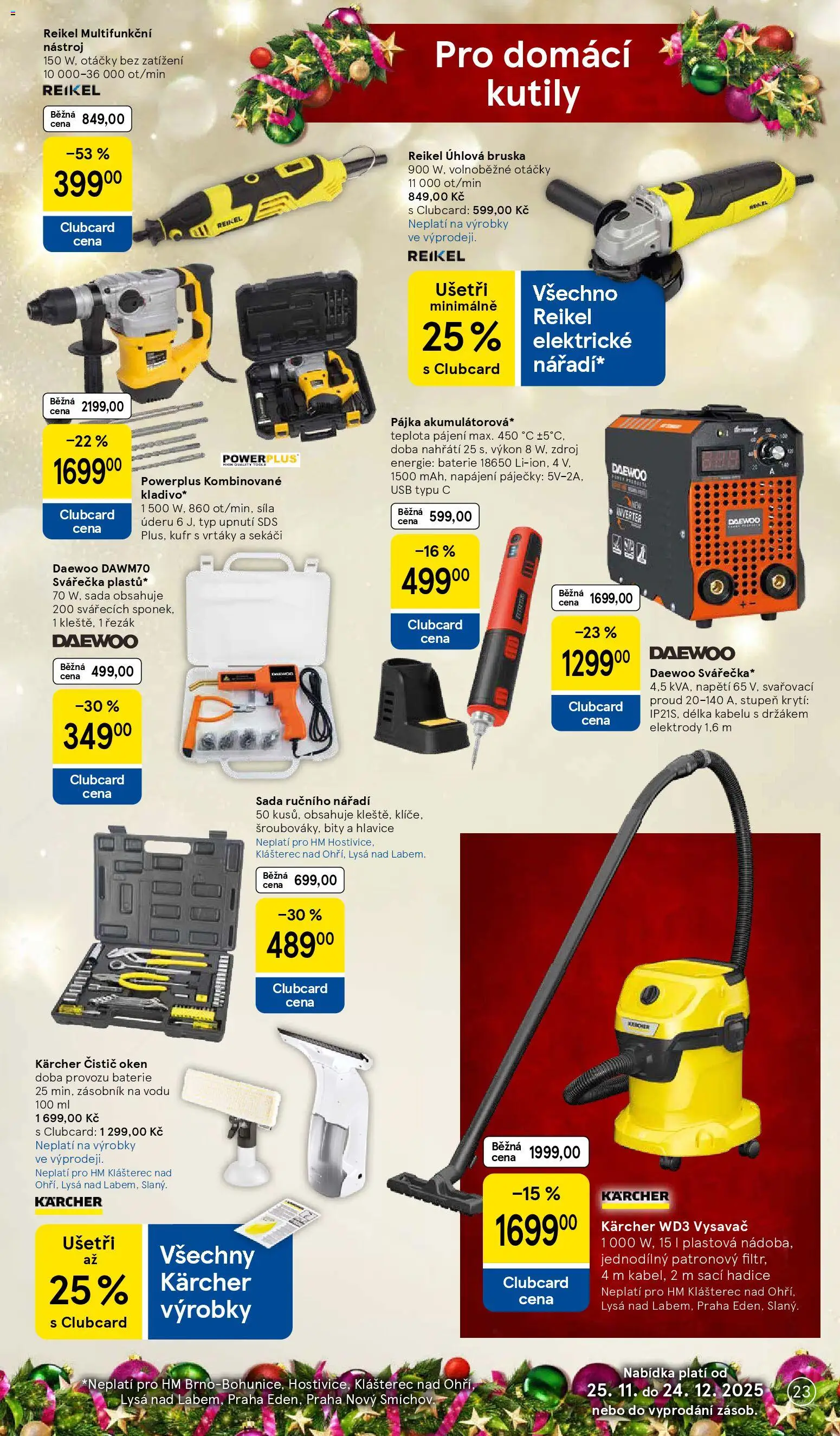 Tesco katalog od 25.11.2025 | Strana: 23 | Produkty: Multifunkční nástroj, Zásobník, Bruska, USB