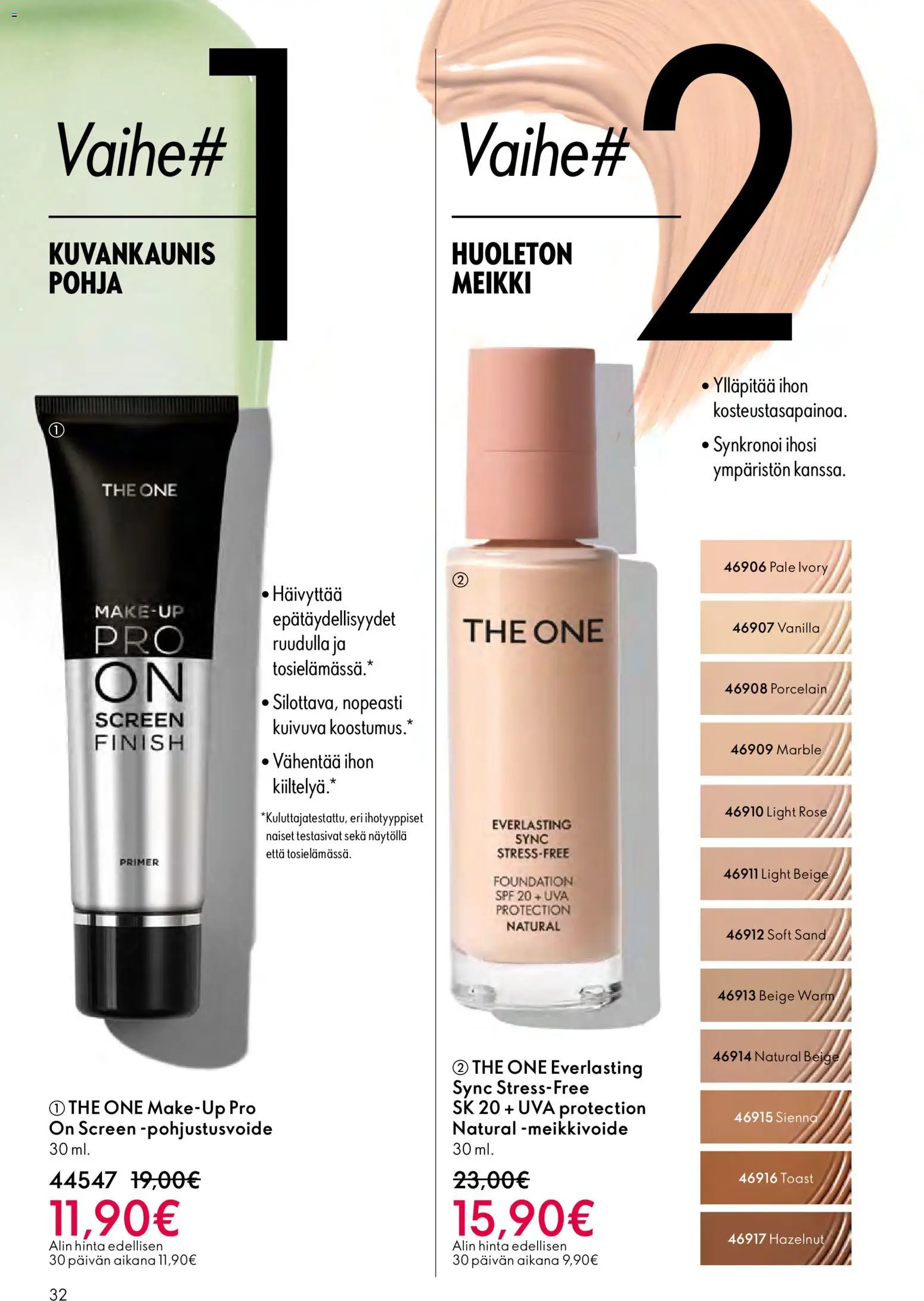 Oriflame - Esite 15 – voimassa 29.10.2025 alkaen | Sivu: 32 | Tuotteet: Meikki