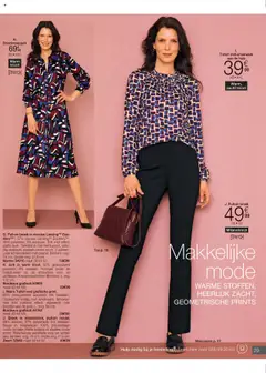 Damart - Folder - Voorbeeld van een folder van Damart, geldig van 15.09.2025 | Pagina: 29 | Producten: Moccasins, Tas, Jurk, Broek