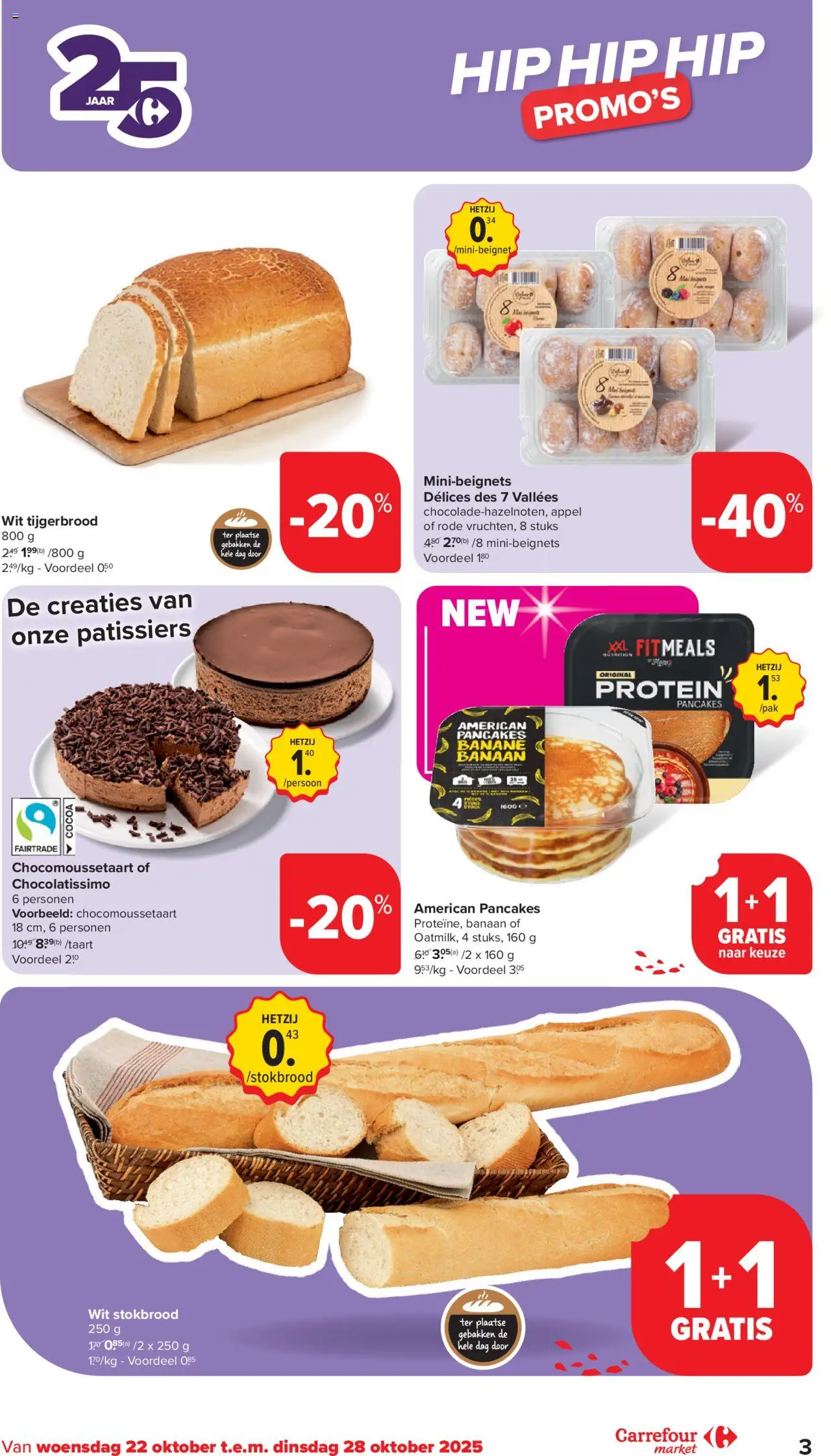 {H1} | Pagina: 3 | Producten: Stokbrood, Appel, Banaan