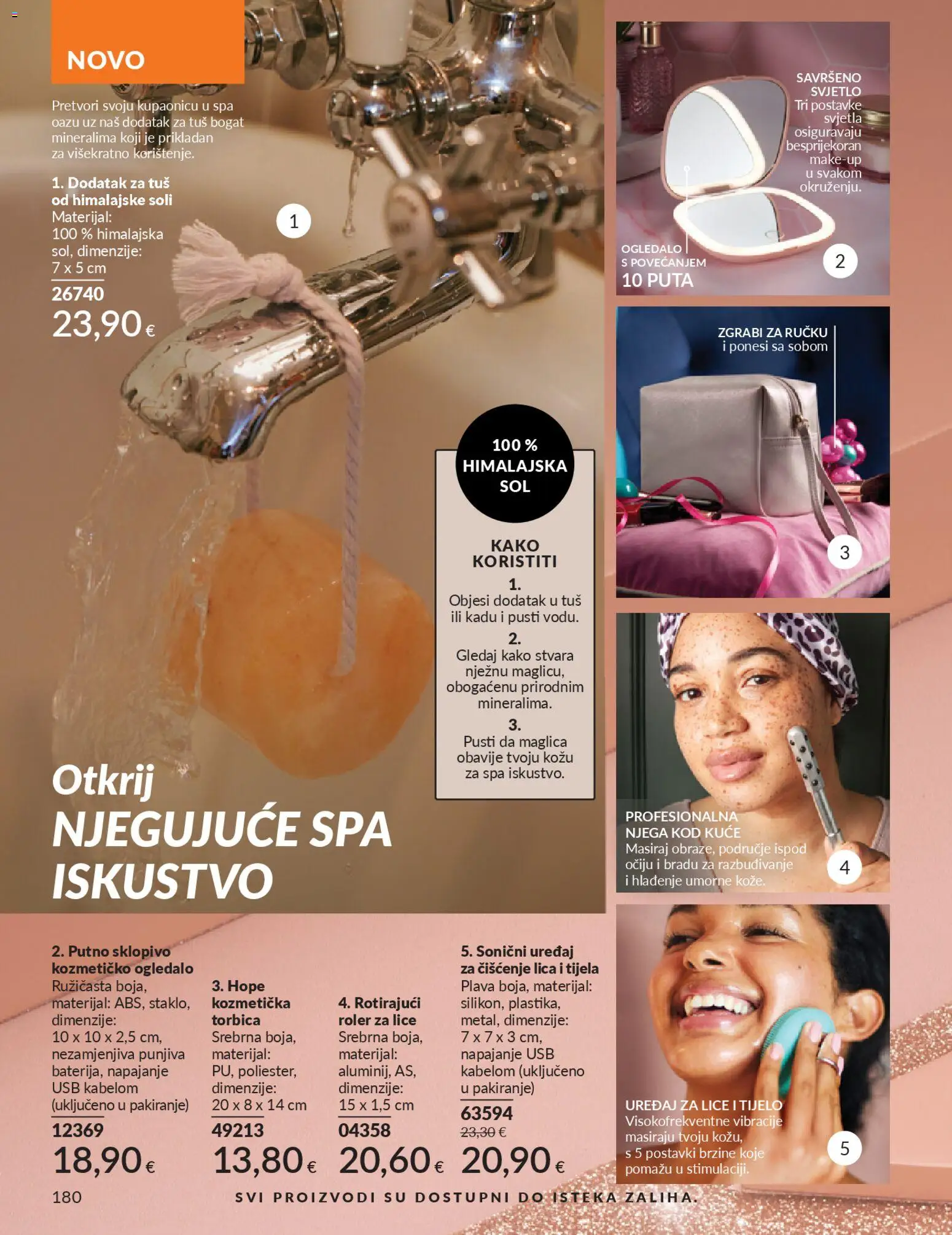 Avon katalog | vrijedi od 01.12.2025 | Stranica: 184 | Proizvodi: Tuš, Ogledalo, Torbica, USB