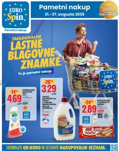 Eurospin katalog - pregled letaka veljavnega od 21.08.2025