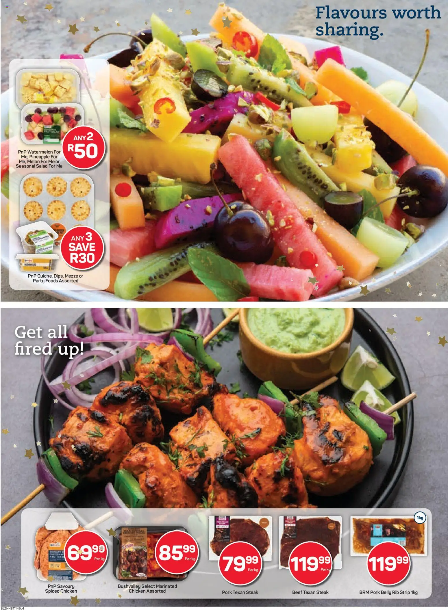 New Pick n Pay catalogue – valid from 10.11.2025 | Page: 4 | Products: Steak, Pork, Beef, Pineapple