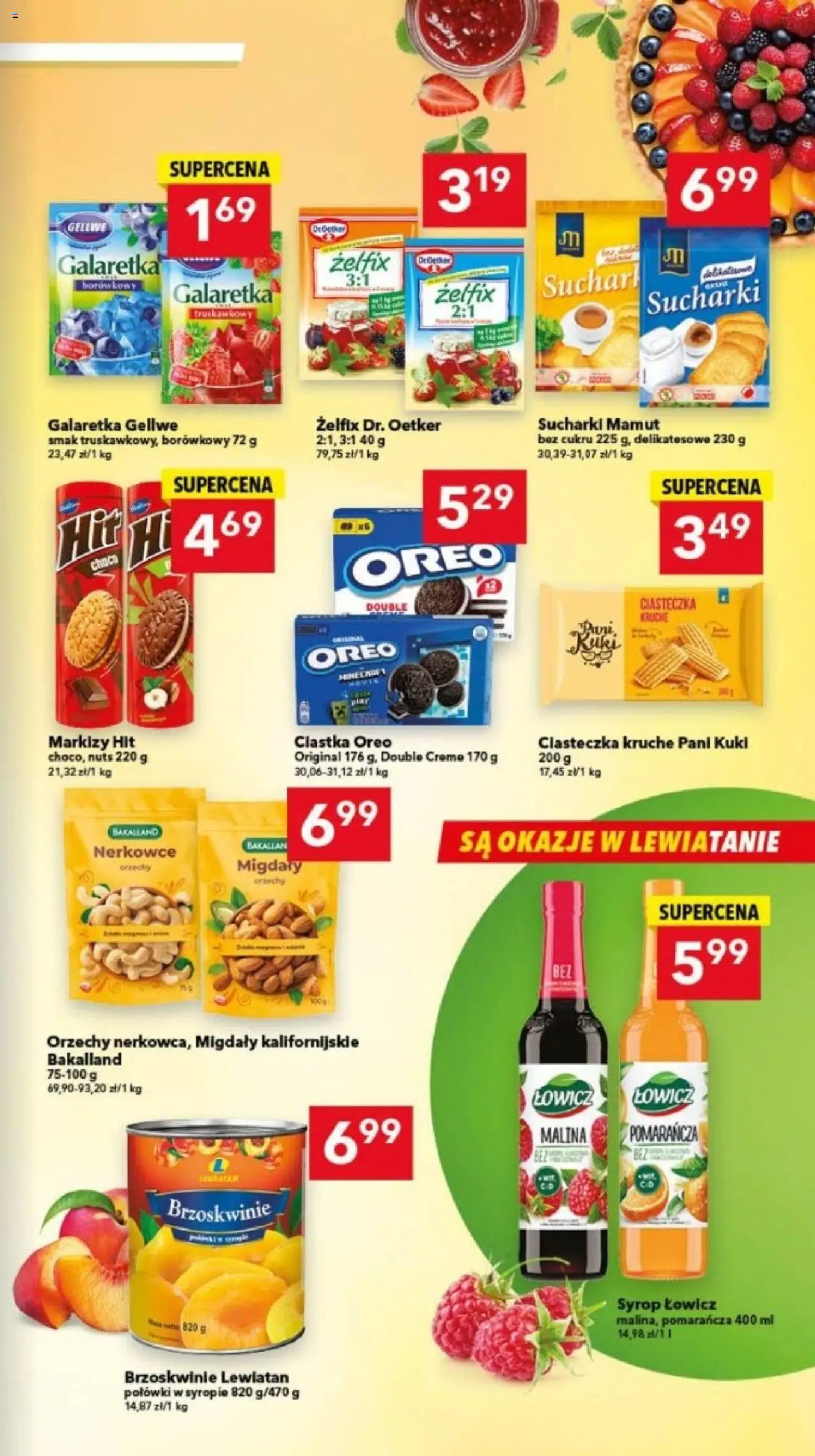 Lewiatan gazetka - Bydgoszcz od 17.06.2025 | Strona: 7 | Produkty: Syrop, Ciastka Oreo, Orzechy, Ciasteczka