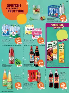 Tegut Prospekt ab 08.12.2025 gültig | Seite: 19 | Produkte: Mezzo mix, Coca cola, Vita cola, Saft
