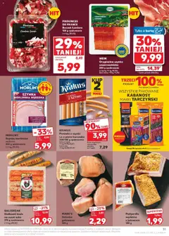 Kaufland gazetka od 31.07.2025 | Strona: 31 | Produkty: Karta, Mięso, Boczek, Szynka szwarcwaldzka