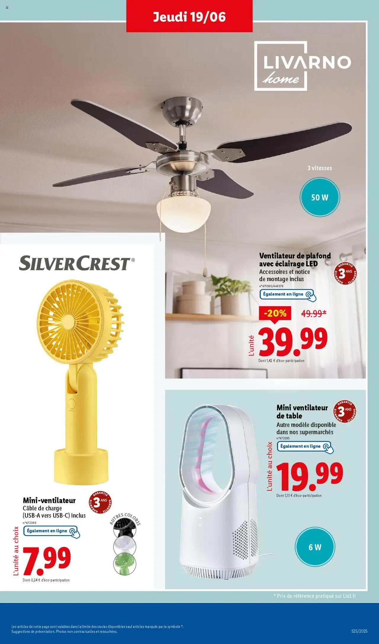  | Page: 25 | Produits: Câble, Ventilateur, Table, Portable