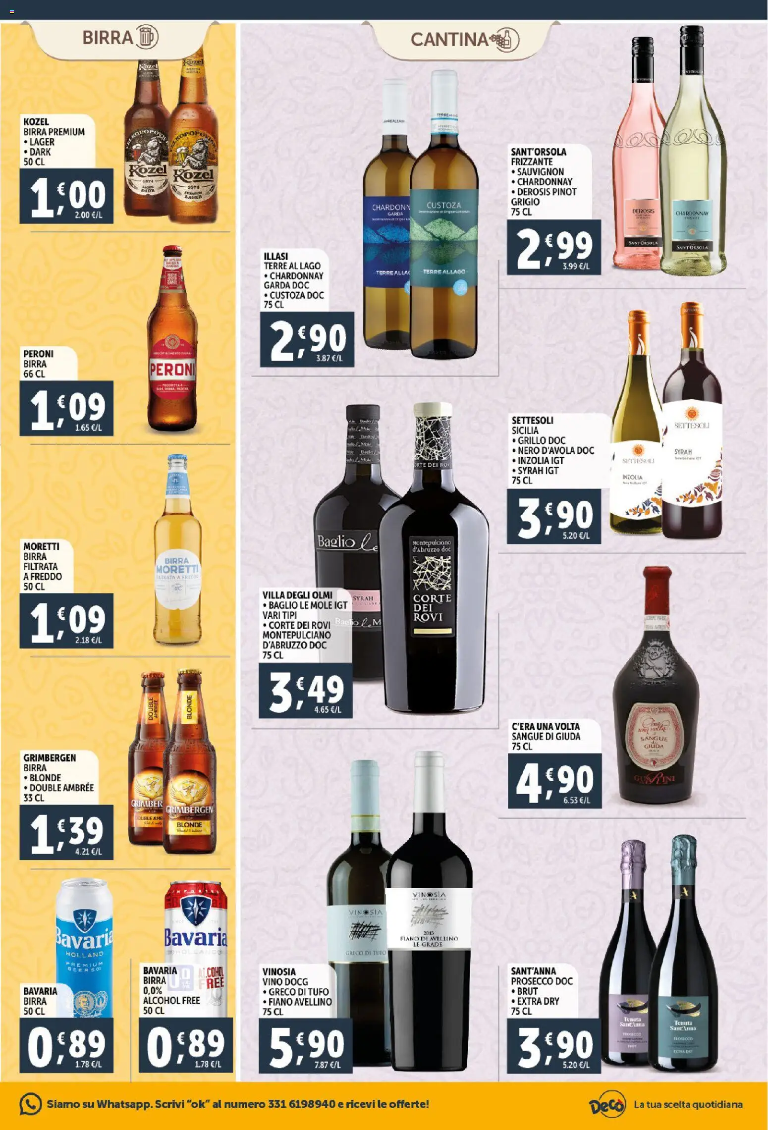 Volantino Decò del 23.02.2026 | Pagina: 15 | Prodotti: Gin, Acqua, Acqua minerale, Grappa