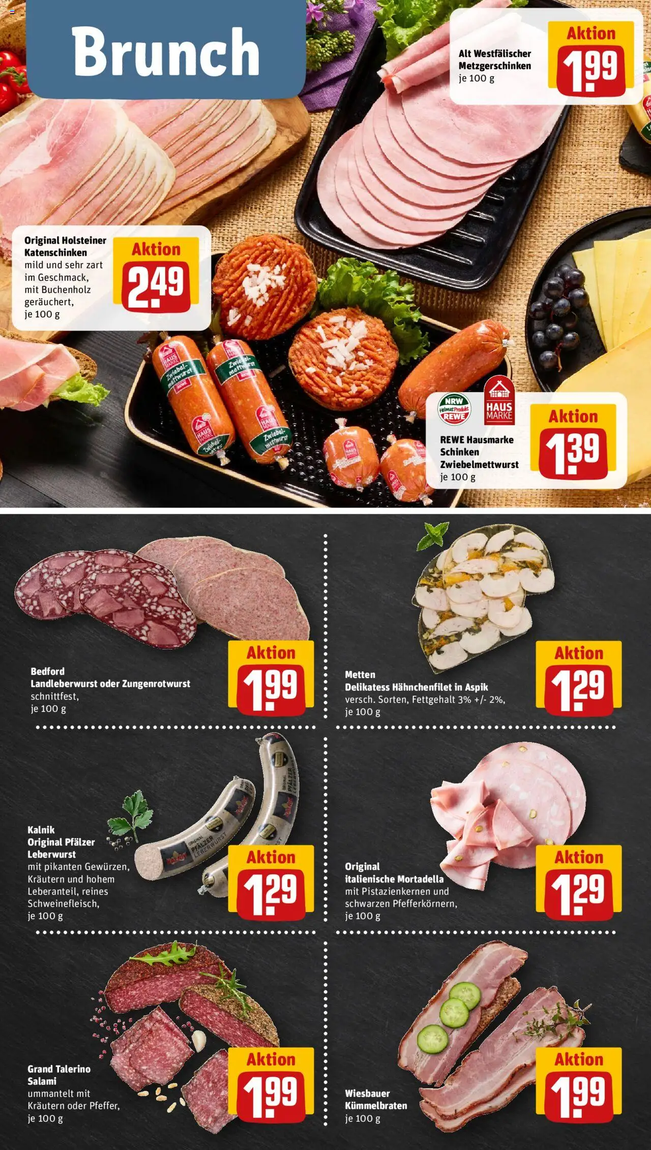 Rewe ihr Kaufpark Prospekt 	 – gültig ab 08.09.2025 | Seite: 8 | Produkte: Salami, Schinken