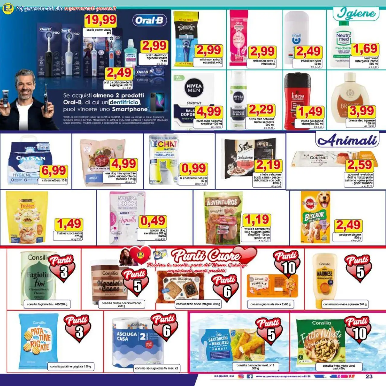 Volantino Pewex del 18.08.2025 | Pagina: 23 | Prodotti: Shampoo, Balsamo, Detergente, Tacchino