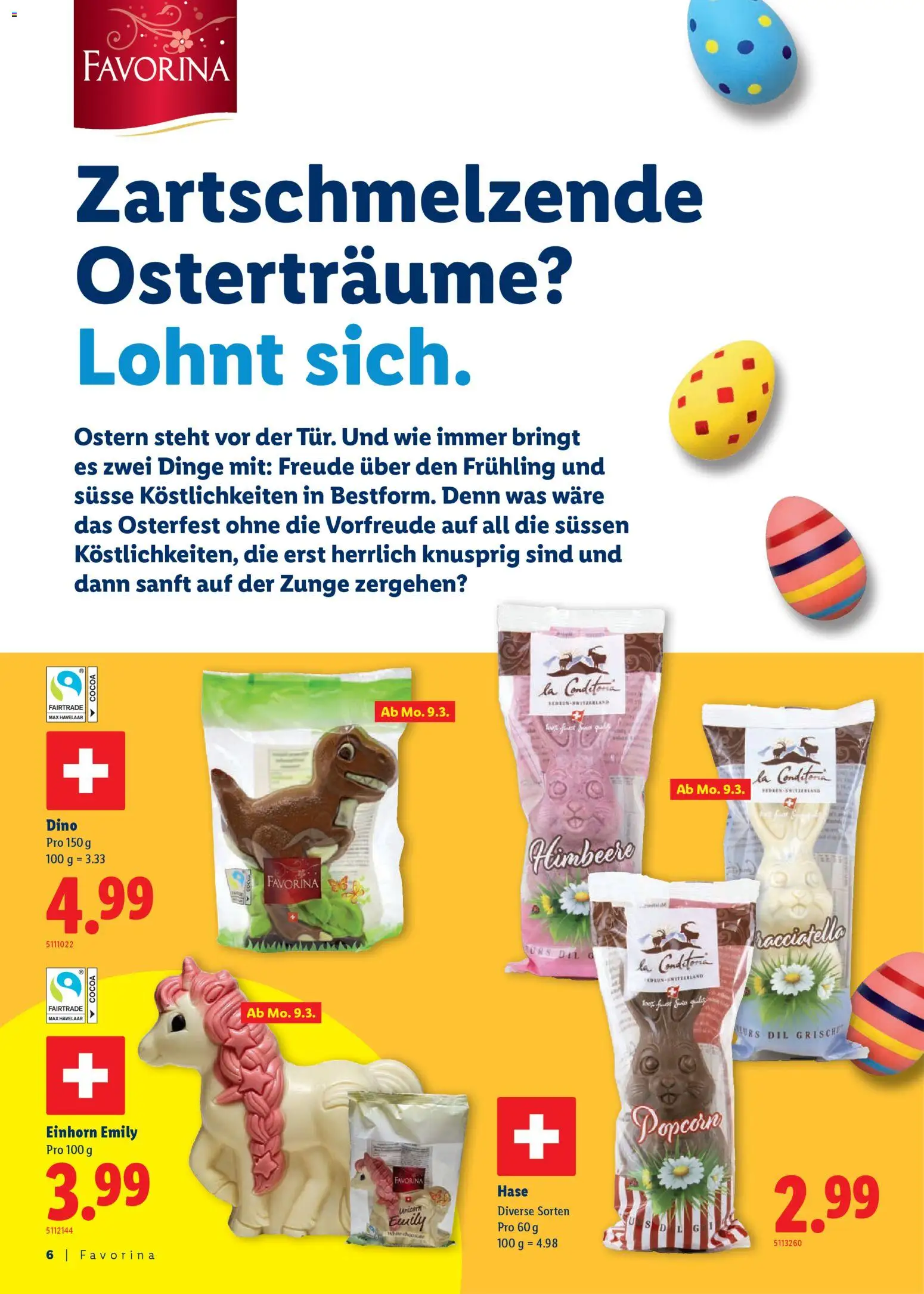 Lidl Aktionen Ostern – gültig ab 26.02.2026 | Seite: 6 | Produkte: Himbeere