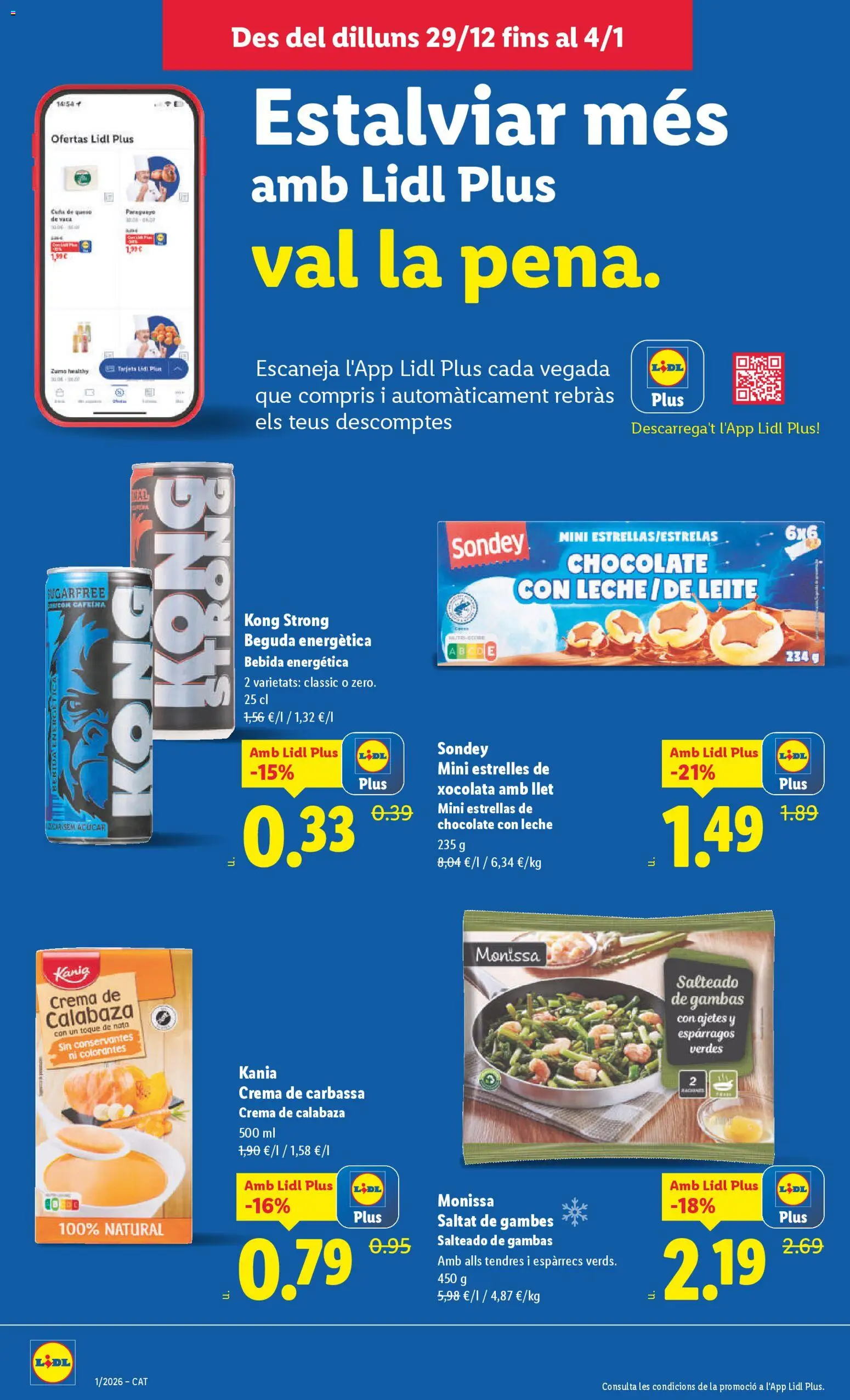 Lidl folleto │ válido desde el 29.12.2025 | Página: 20 | Productos: Leche, Ροζ πιπέρι, Crema, Chocolate con leche
