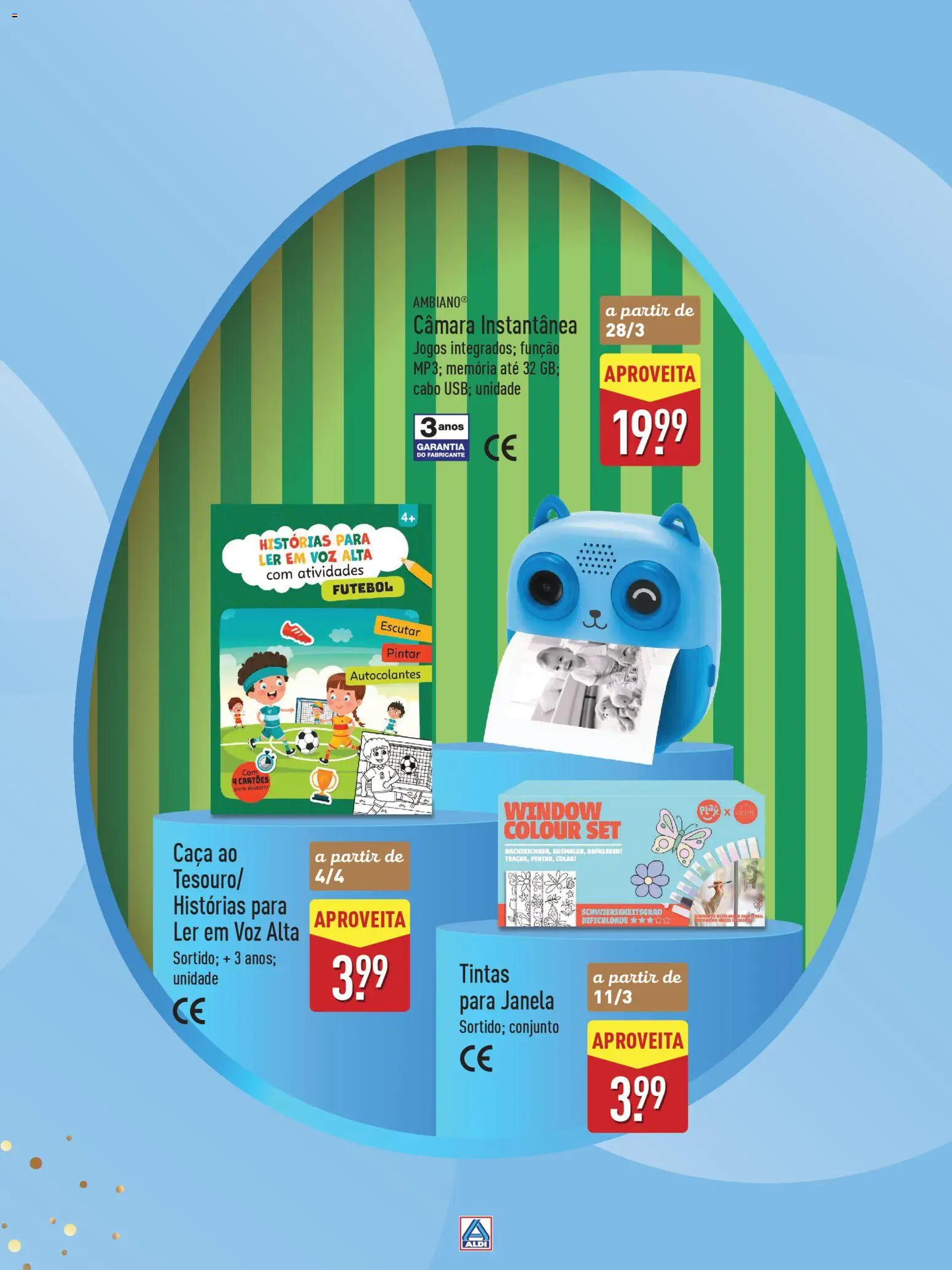 Aldi Especial Páscoa │ válido de 11.03.2026 | Página: 71 | Produtos: Cabo, Jogos, Janela, Colar