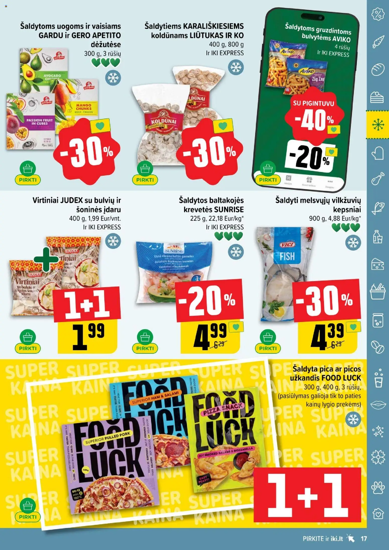 IKI akcijos nuo 26.01.2026 | Puslapis: 17 | Prekių: Pica