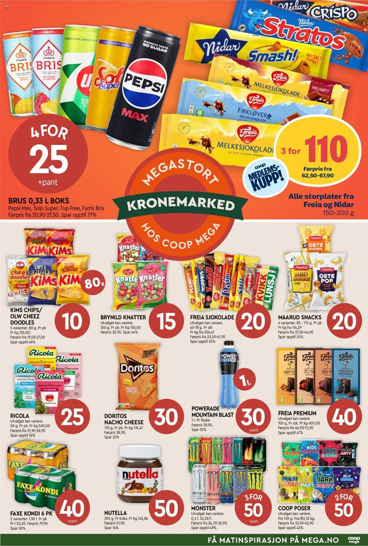 {H1} | Side: 5 | Produkter: Snacks, Brus, Urter, Mel