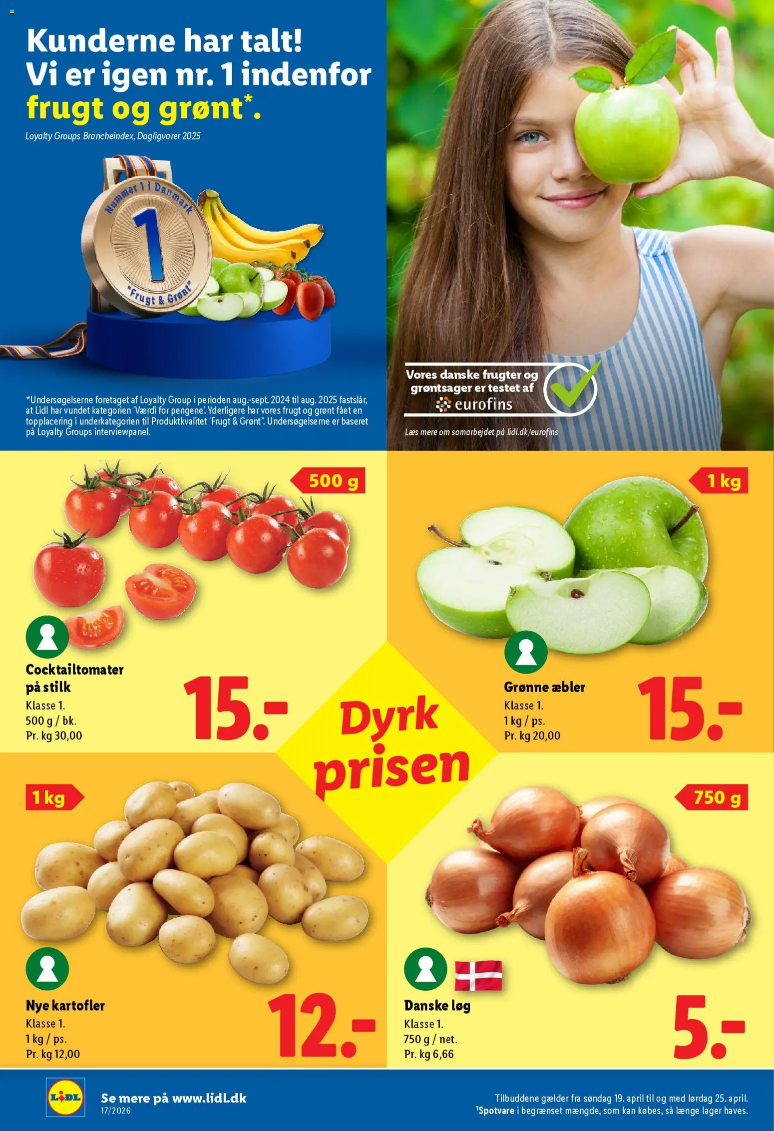 Lidl tilbudsavis – gyldig fra 19.04.2026 | Side: 2 | Produkter: Æbler, Kartofler, Løg