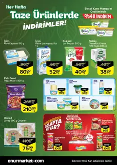 16.10.2025 tarihinden itibaren geçerli olan Onur Market kataloğu önizlemesi | Sayfa: 3