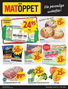 Matöppet - erbjudanden - Förhandsvisning av reklamblad från butik Matöppet aktuell från 04.08.2025