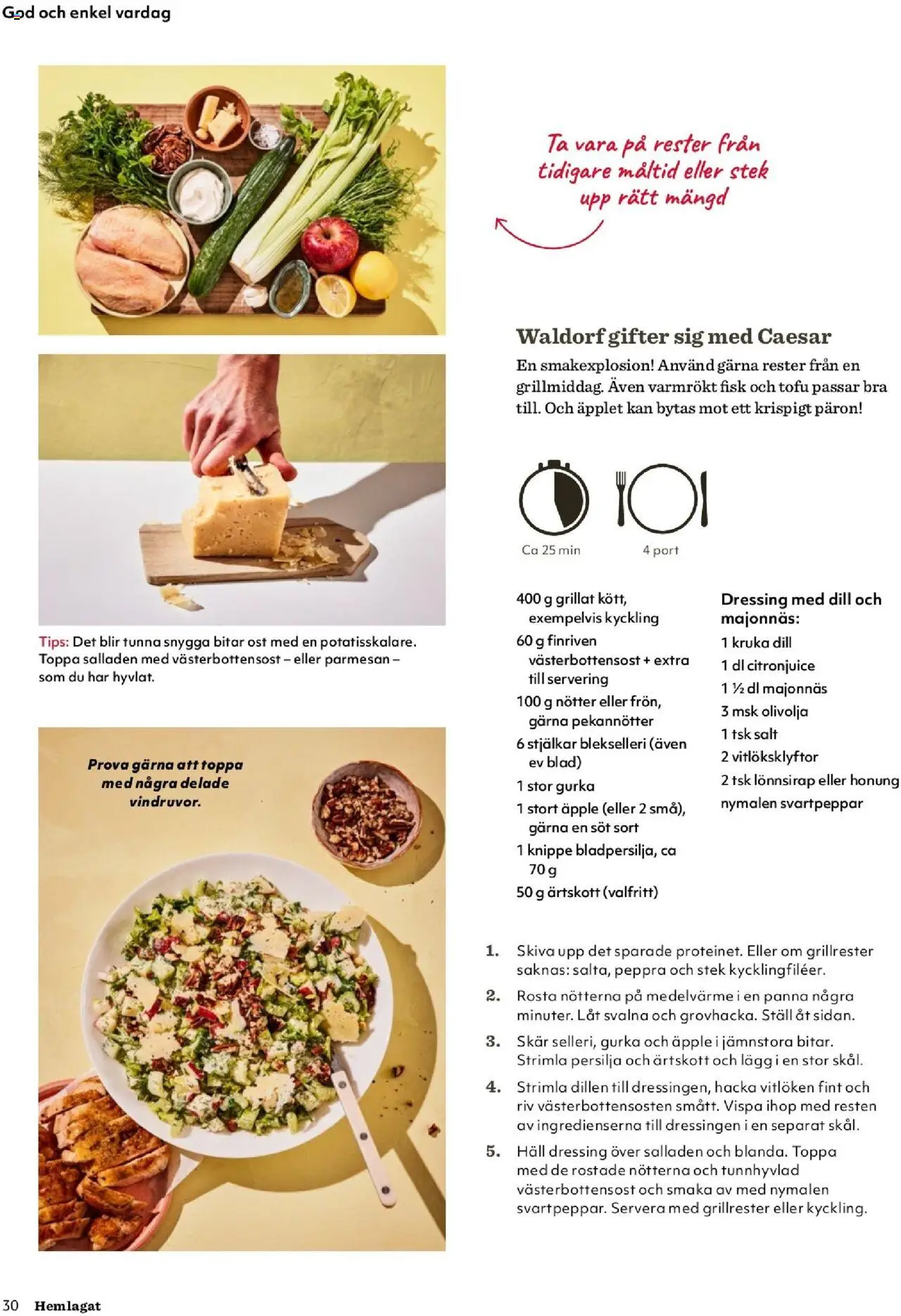 Hemköp reklamblad aktuell från 01.09.2025 | Sida: 30 | Produkter: Salt, Kruka, Ost, Persilja