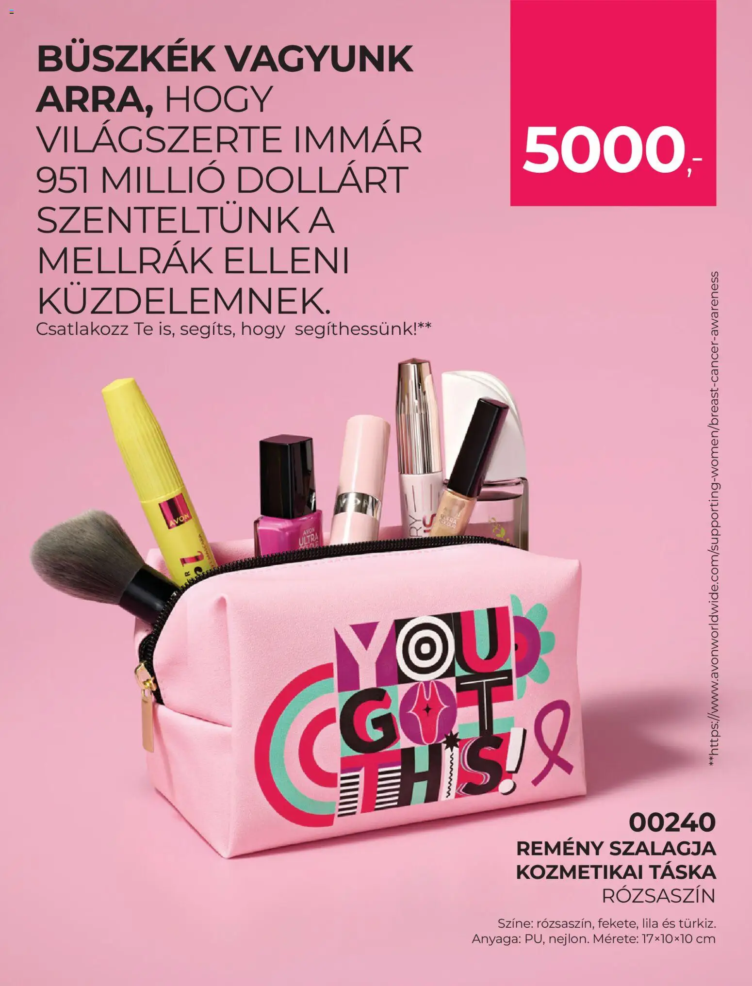 Avon akciós ujság - amely érvényes a következő dátumtól: 01.01.2026 | Oldal: 11 | Termékek: Táska, Kozmetikai táska