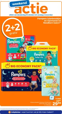 Trekpleister - Folder - Voorbeeld van een folder van Trekpleister, geldig van 28.10.2025 | Pagina: 39 | Producten: Kan, Pampers