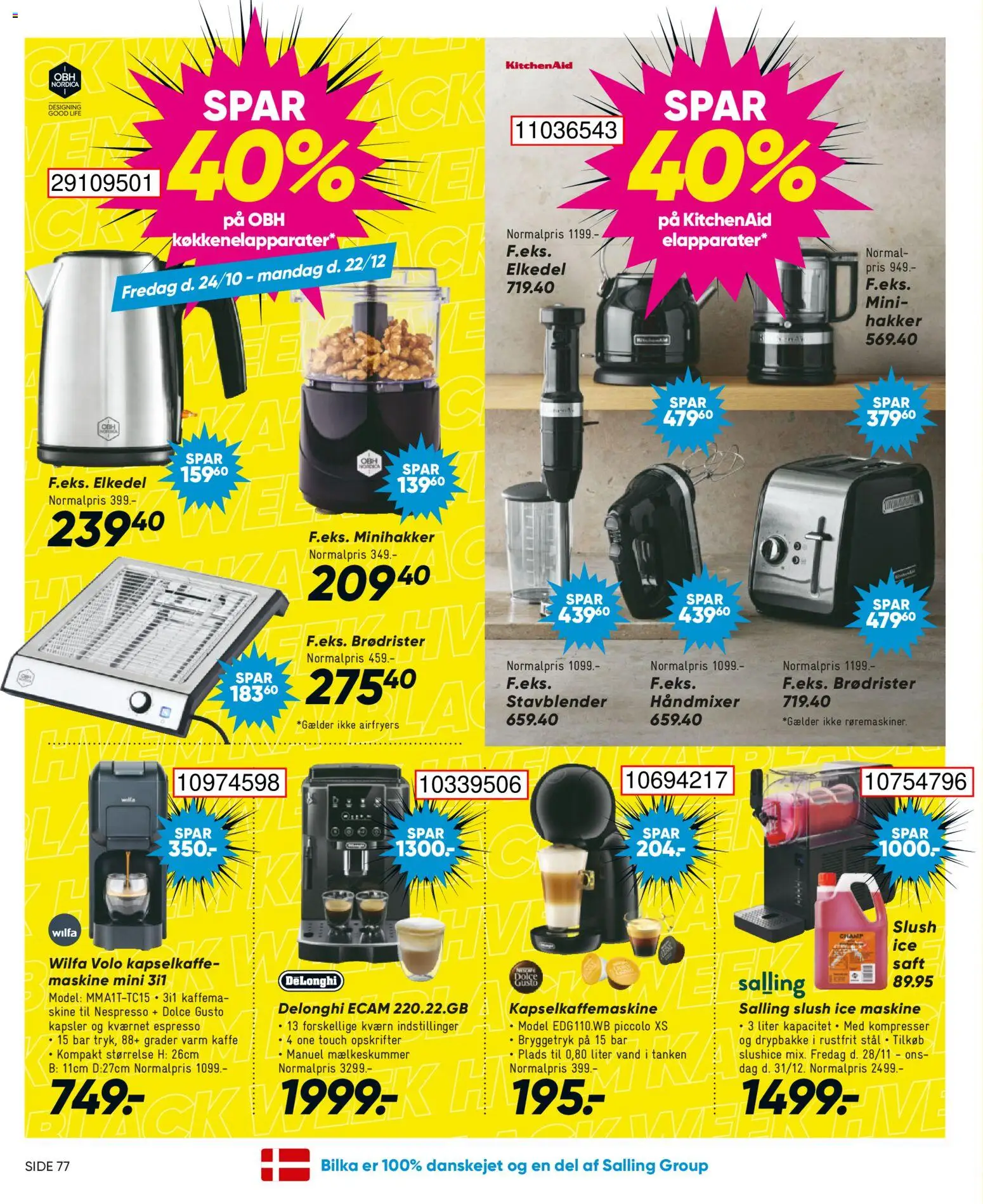 Bilka tilbudsavis – gyldig fra 28.11.2025 | Side: 48 | Produkter: Kværn, Kaffe, Brødrister