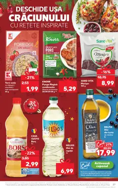 Ofertele Kaufland valabile de la 19.11.2025 | Pagină: 27 | Produse: Cuptor, Borș, Ciocolată, Ușă