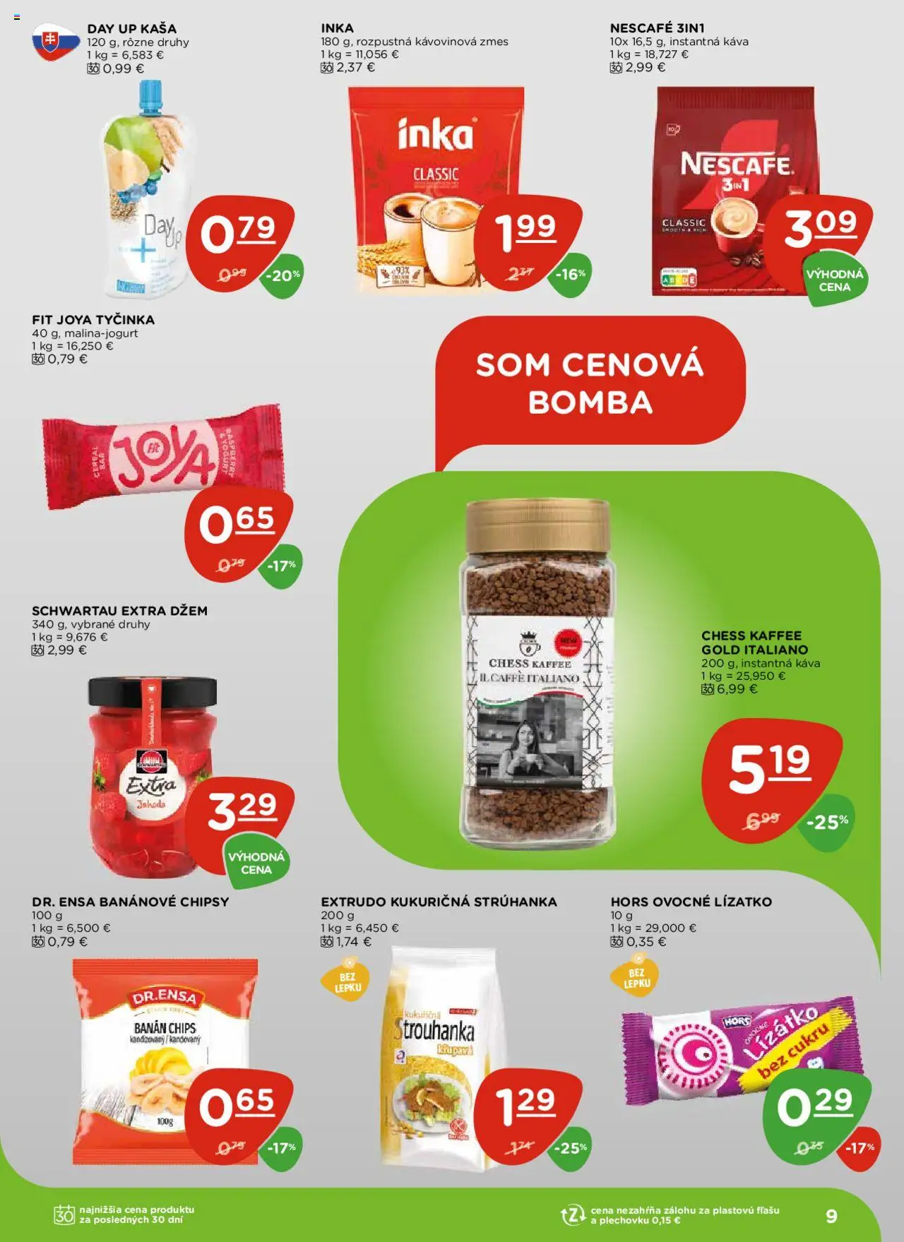 Terno leták │ platný od 07.08.2025 | Strana: 9 | Produkty: Káva, Chipsy