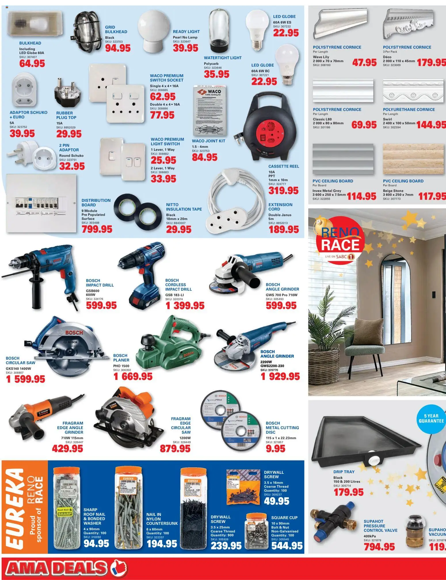 New Cashbuild catalogue – valid from 08.12.2025 | Page: 2 | Products: Tray, Globe, Drip tray, Valve