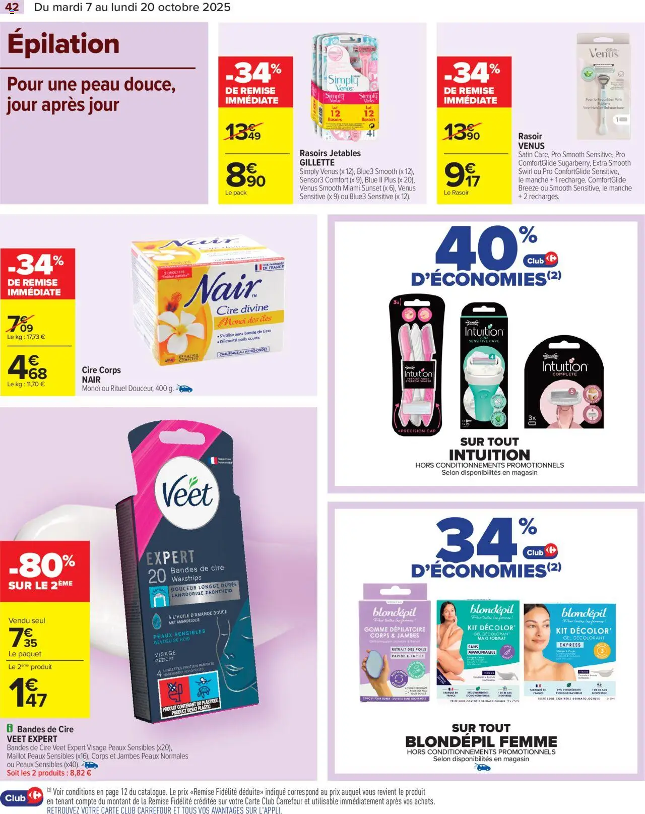 {H1} | Page: 48 | Produits: Cire, Four, Rasoir