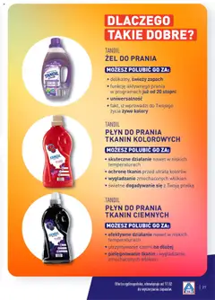 Pogląd oferty "Aldi Gazetka - Wielki test" - ważna od 17.02.2025 | Strona: 27 | Produkty: Pralka, Zapach