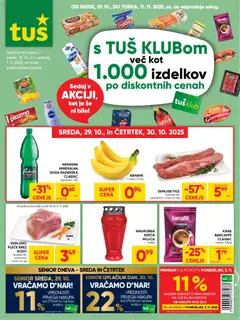 Tuš katalog akcije – veljaven od 29.10.2025