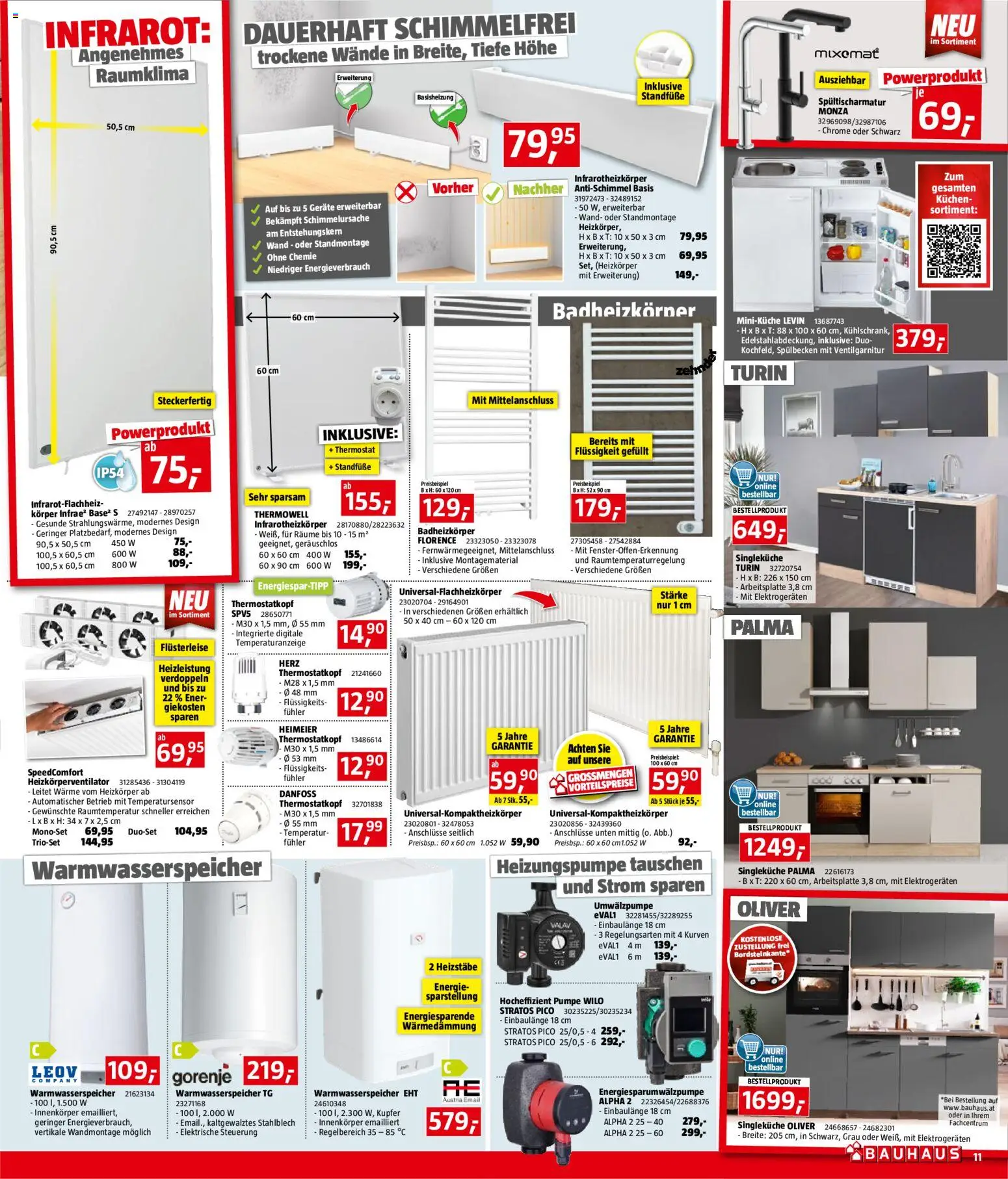 Bauhaus Prospekt aktuell gültig ab 05.11.2025 | Seite: 11 | Produkte: Heizkörper