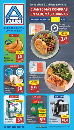 Vista previa Aldi folleto Canarias válido desde el 23.02.2026
