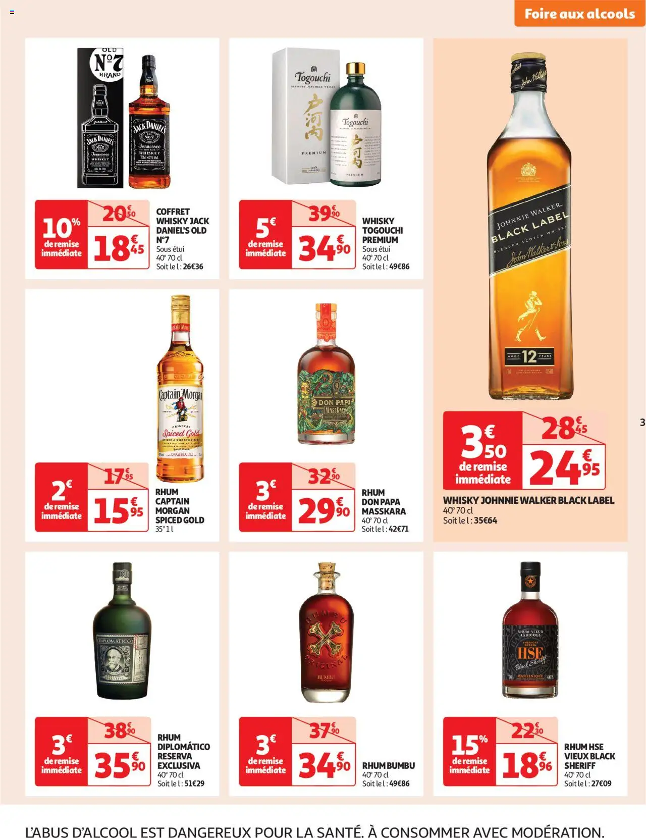  | Page: 3 | Produits: Whisky, Étui, Rhum bumbu, Rhum Don Papa