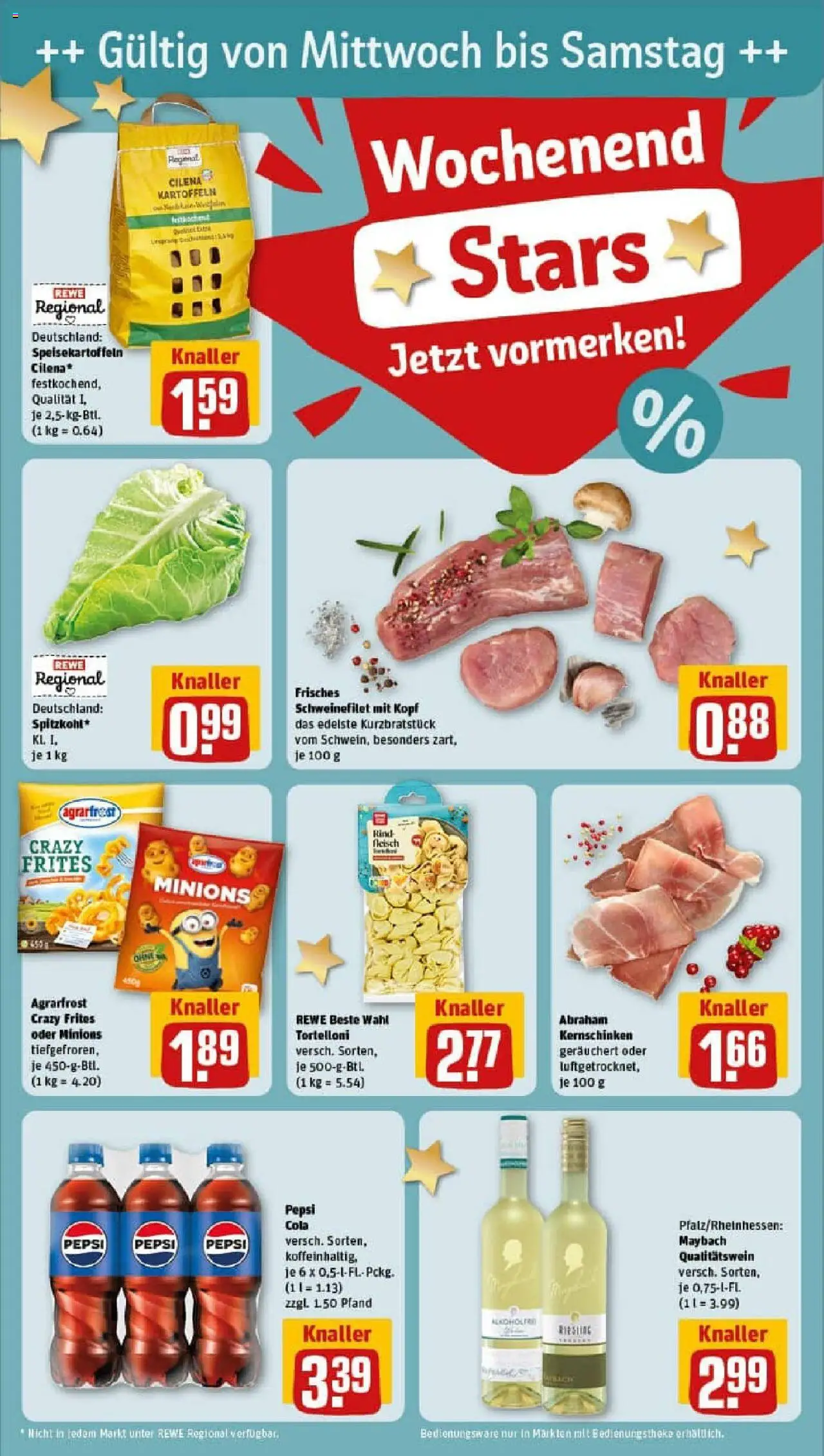 Rewe prospekt Schwelm	 – gültig ab 28.09.2025 | Seite: 31 | Produkte: Cola, Schweinefilet, Kartoffeln, Pepsi