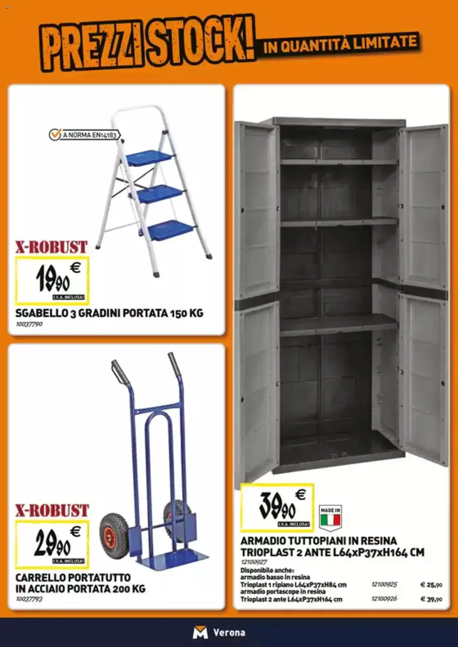 Volantino TECNOMAT del 27.11.2025 | Pagina: 23 | Prodotti: Ripiano, Carrello, Sgabello, Armadio