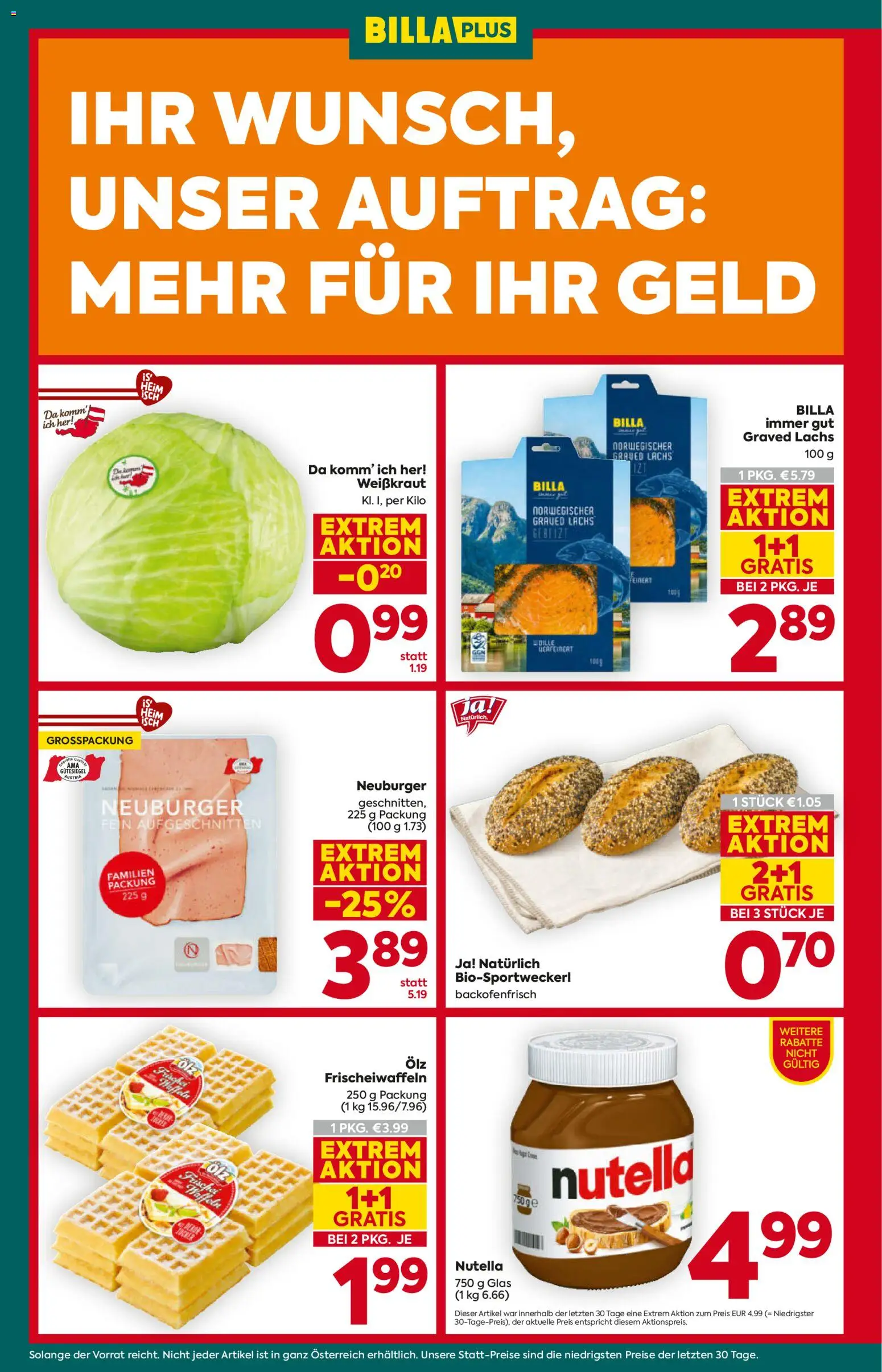 Billa Plus Flugblatt gültig ab 12.03.2026 | Seite: 6