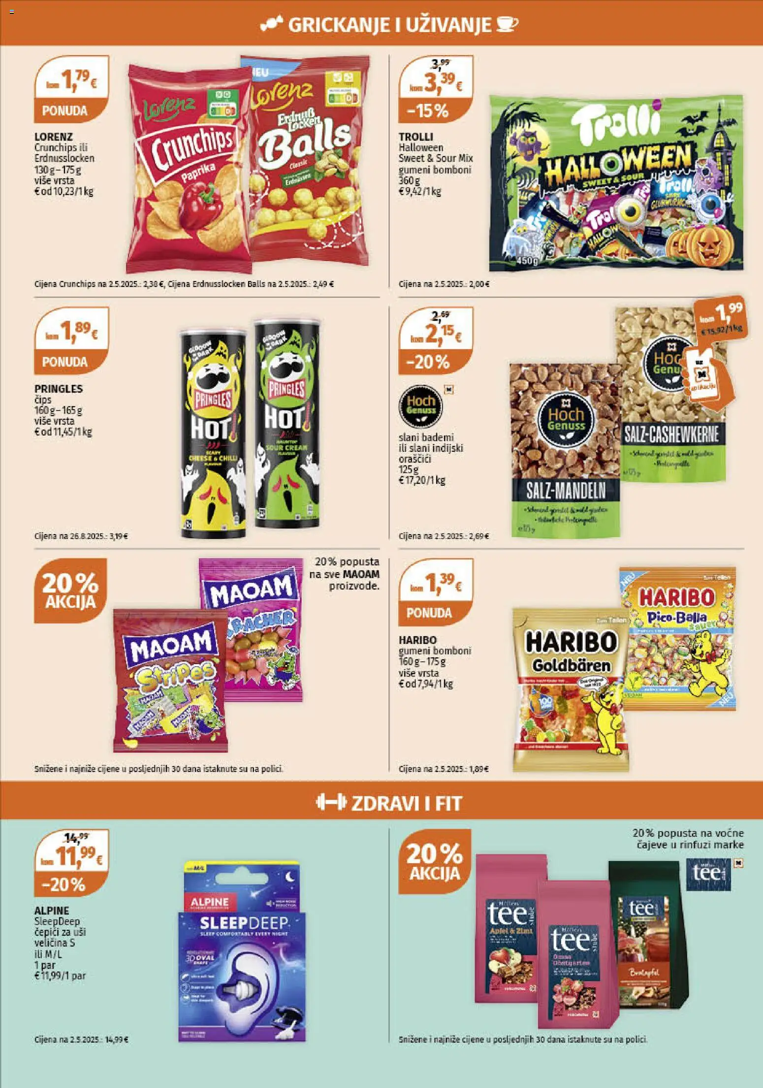 Müller katalog | vrijedi od 27.10.2025 | Stranica: 15 | Proizvodi: Pringles, Bomboni, Paprika, Čips