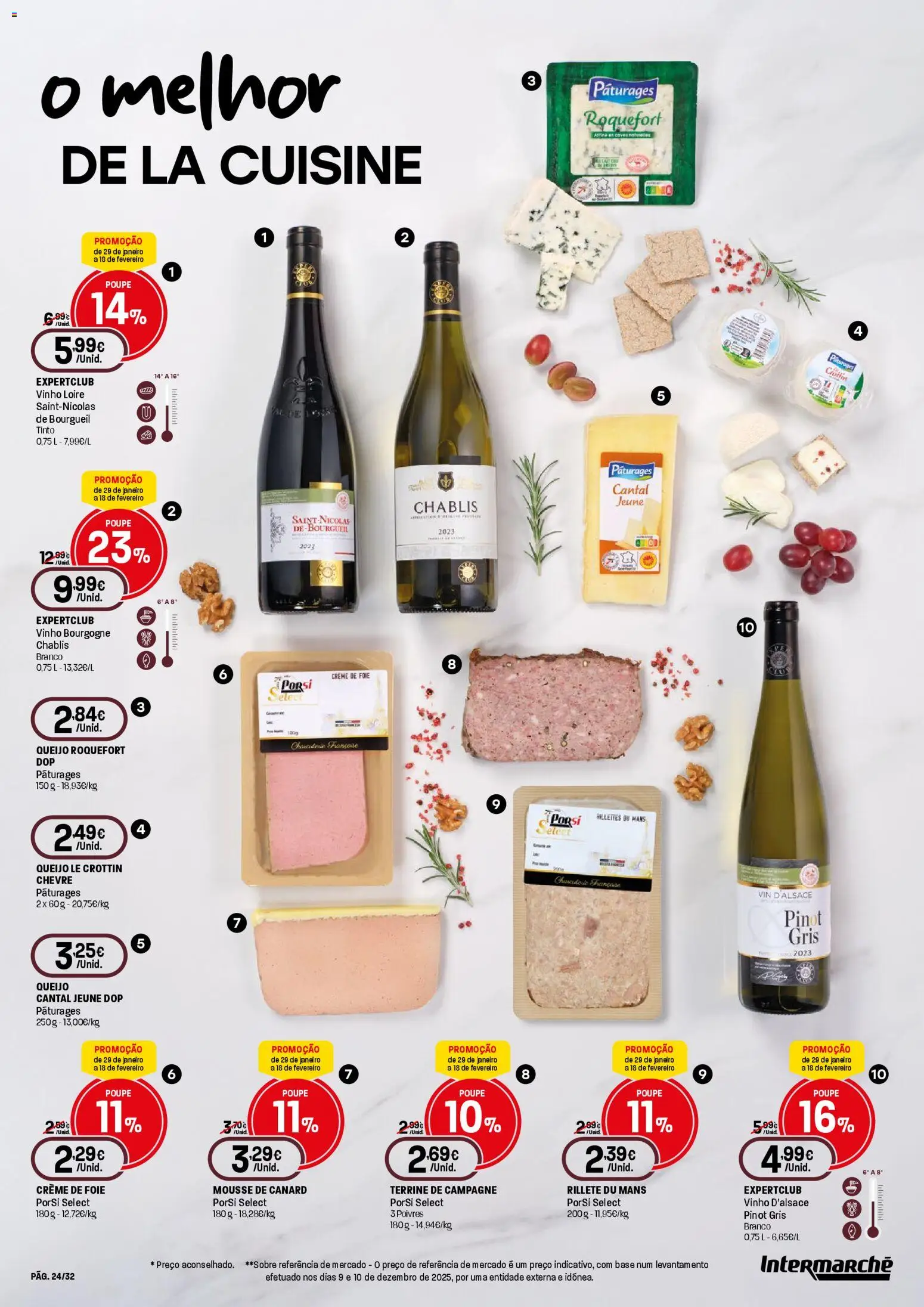 Intermarché - Queijos, Vinhos e Enchidos Super │ válido de 29.01.2026 | Página: 24 | Produtos: Pó, Base, Queijo, Mel