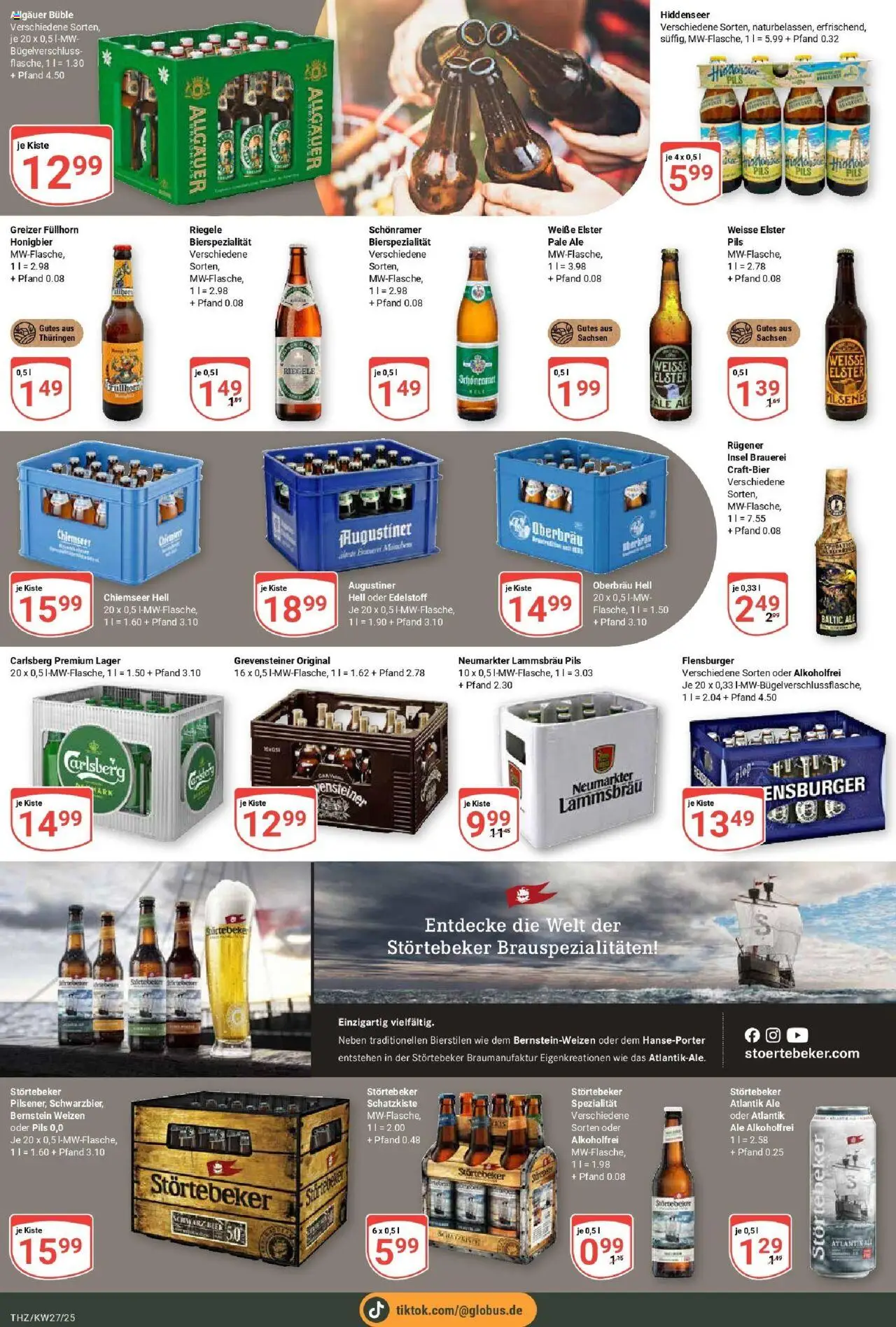 Globus prospekt Zeitz	 - gültig ab dem 29.06.2025 | Seite: 21 | Produkte: Carlsberg, Pils, Flensburger
