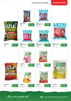 Náhled letáku Tamda Foods leták od 04.03.2026 | Strana: 5 | Produkty: Bonbóny, Kečup, Kuře, Želé bonbóny