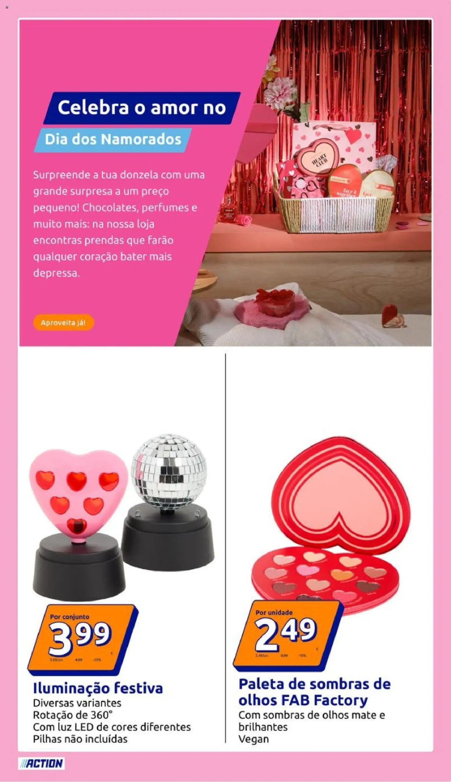 Action - Action PT week 6 2026 │ válido de 04.02.2026 | Página: 17 | Produtos: Perfumes, Sombras de olhos, Pilhas, Sombras