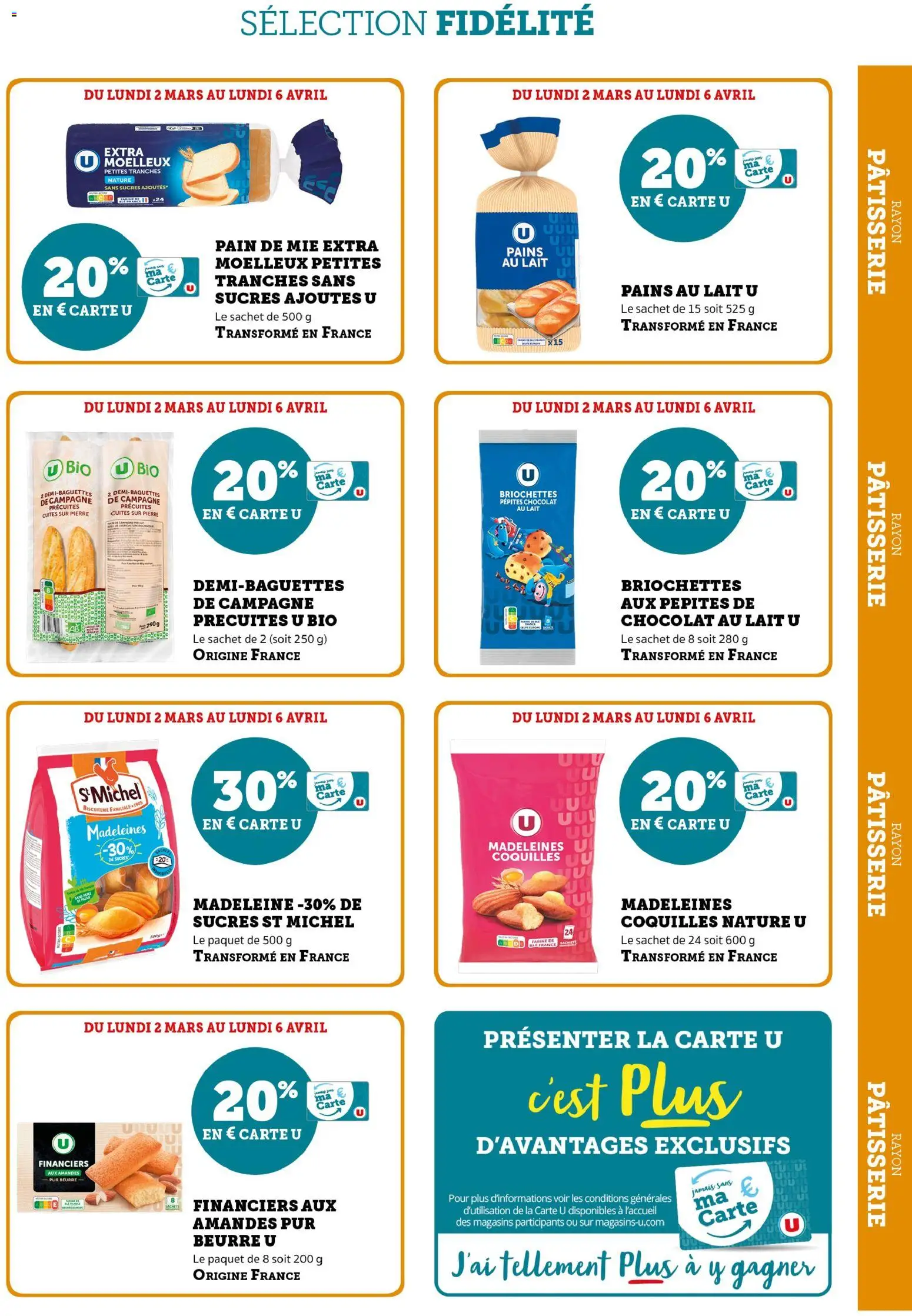 {H1} | Page: 17 | Produits: Farine, Lait, Beurre, Amandes