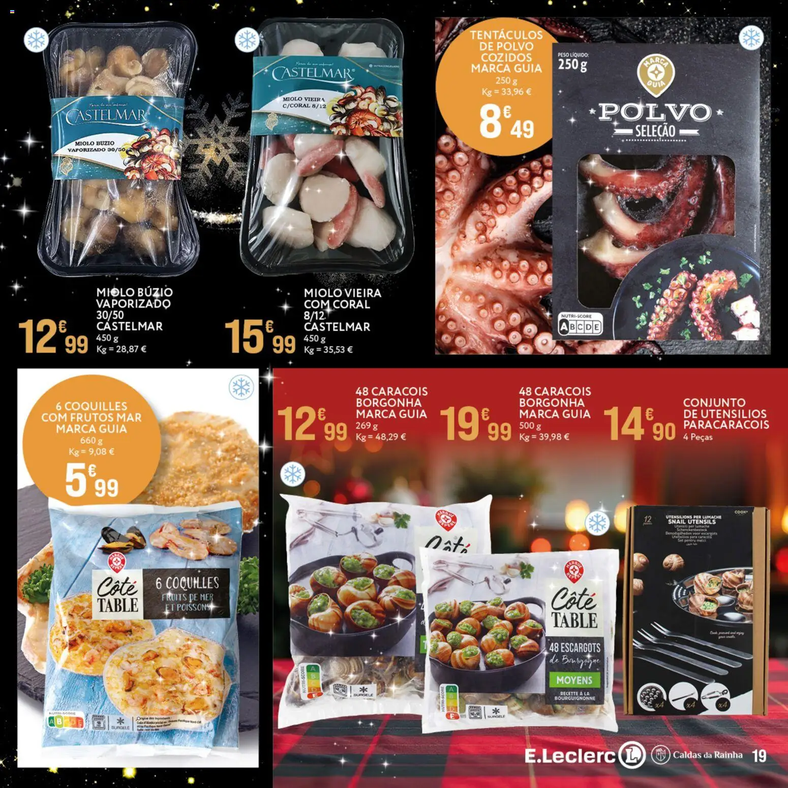 E.Leclerc - Folheto Gourmet Caldas da Rainha │ válido de 16.12.2025 | Página: 19 | Produtos: Polvo